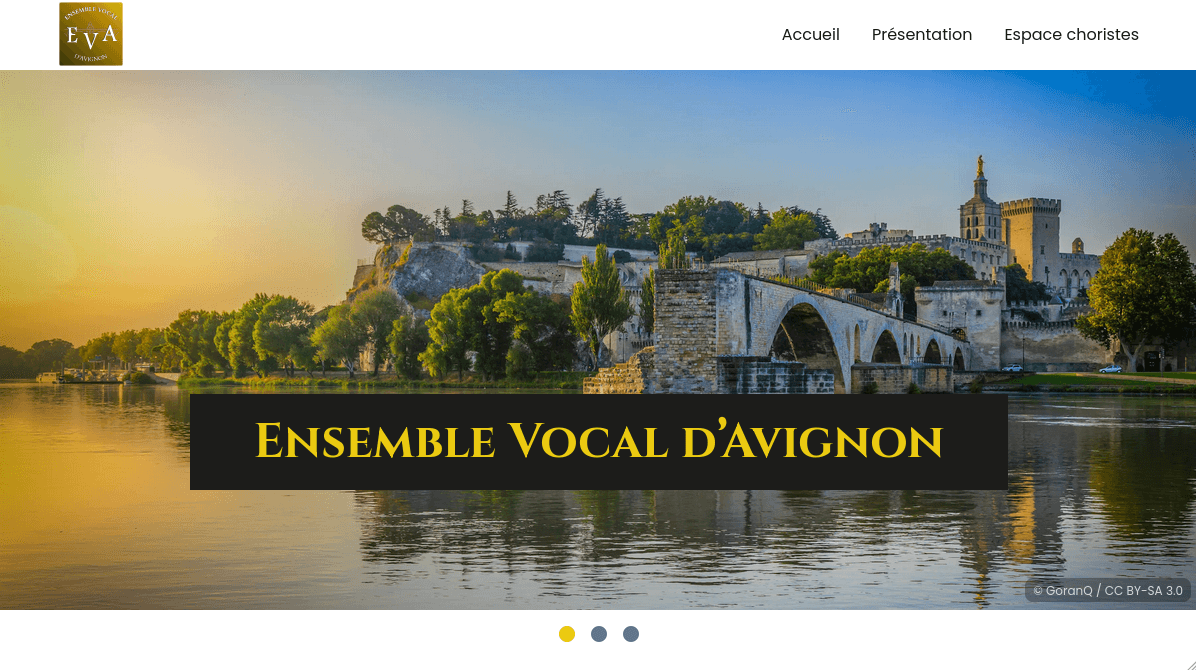 Homepage Header on the EVA Website